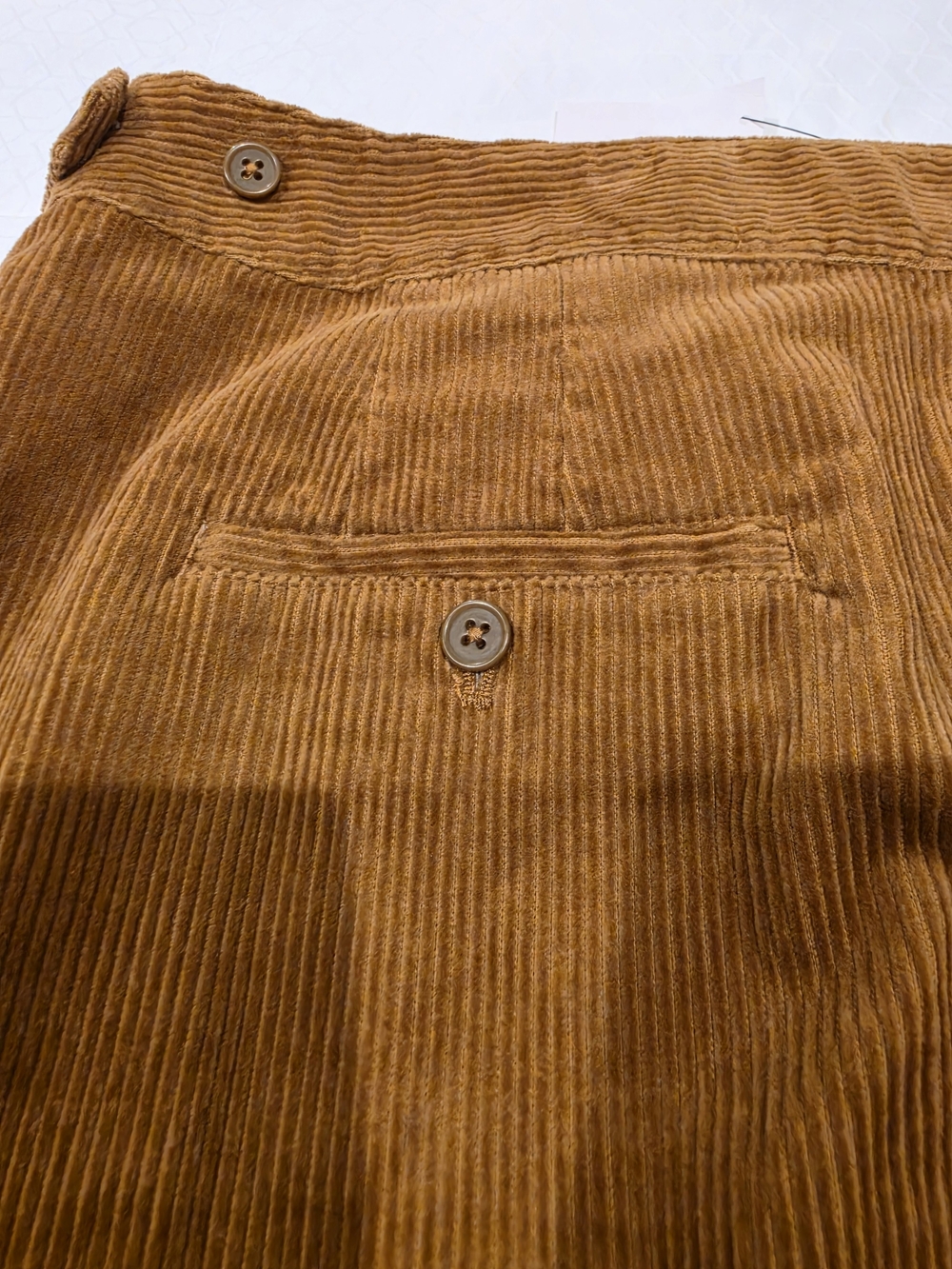 Talbots Corduroy Mini Skirt in Cognac Size 14 NWT - Picture 5 of 9